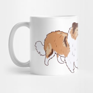 Collie rough illustration Mug